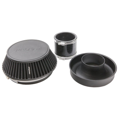 Ramair Pleated 83mm (3.25inch) ID Neck Small Cone Air Filter with Velocity Stack and Coupling