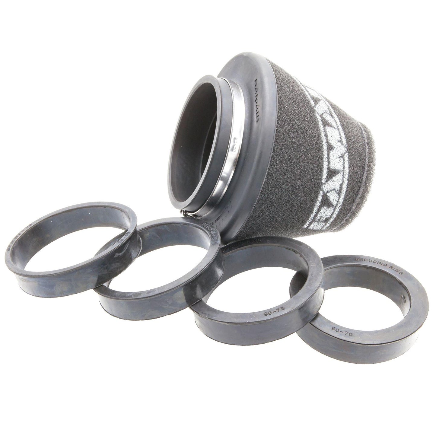 Ramair Foam 70mm - 90mm (2.75-3.5inch) ID Neck Polymer Base Neck Cone Air Filter