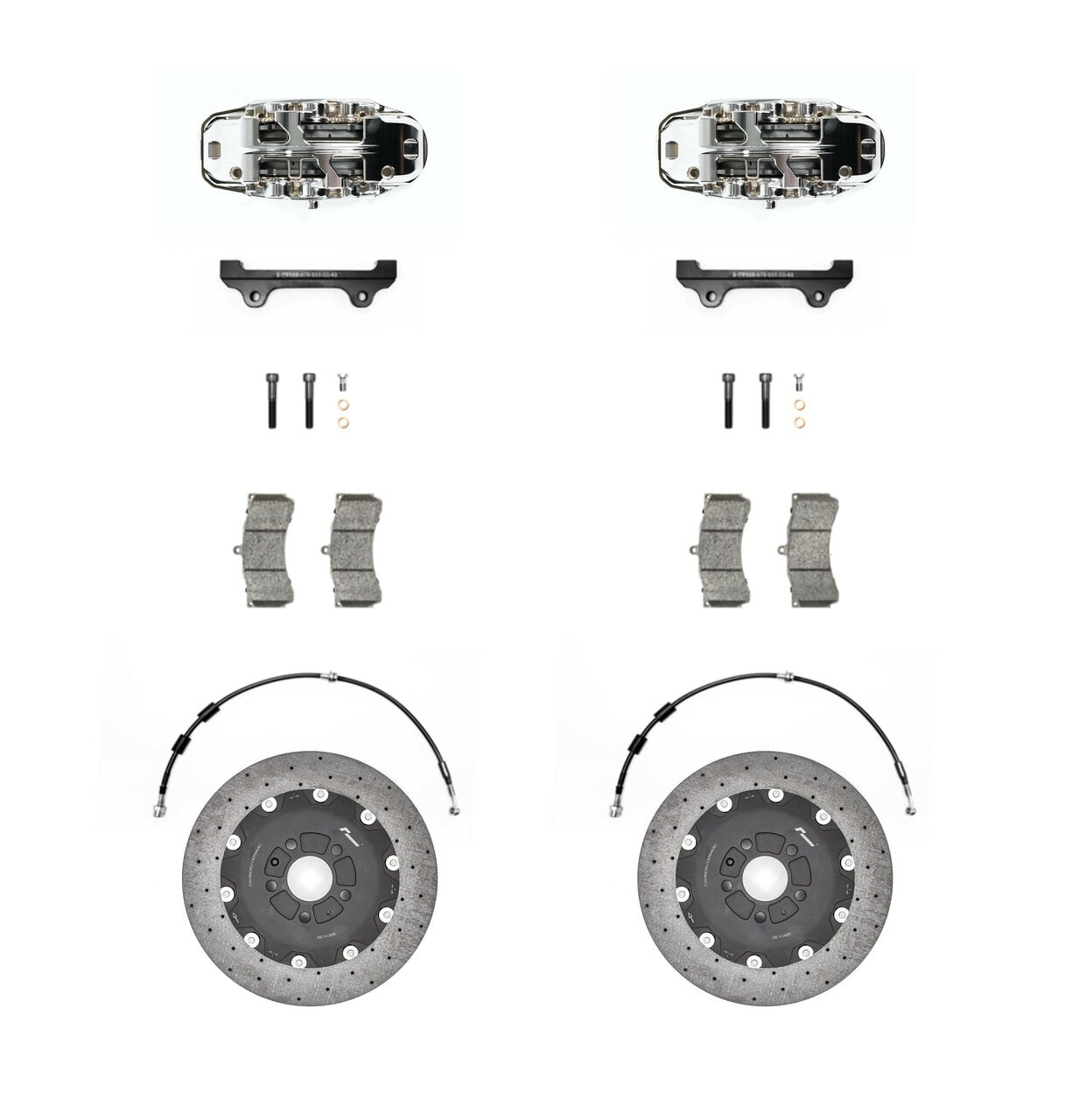 Racingline Performance Stage 3+ Carbon Ceramic Brake Kit - 380mm - MQB Cars