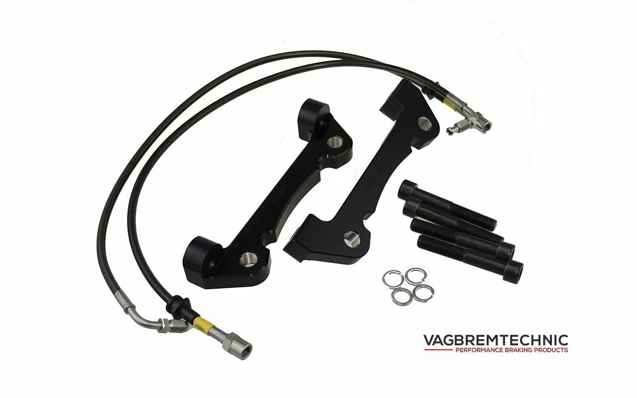 VAGBREMTECHNIC Front Brake Kit 4 Piston Brembo Calipers