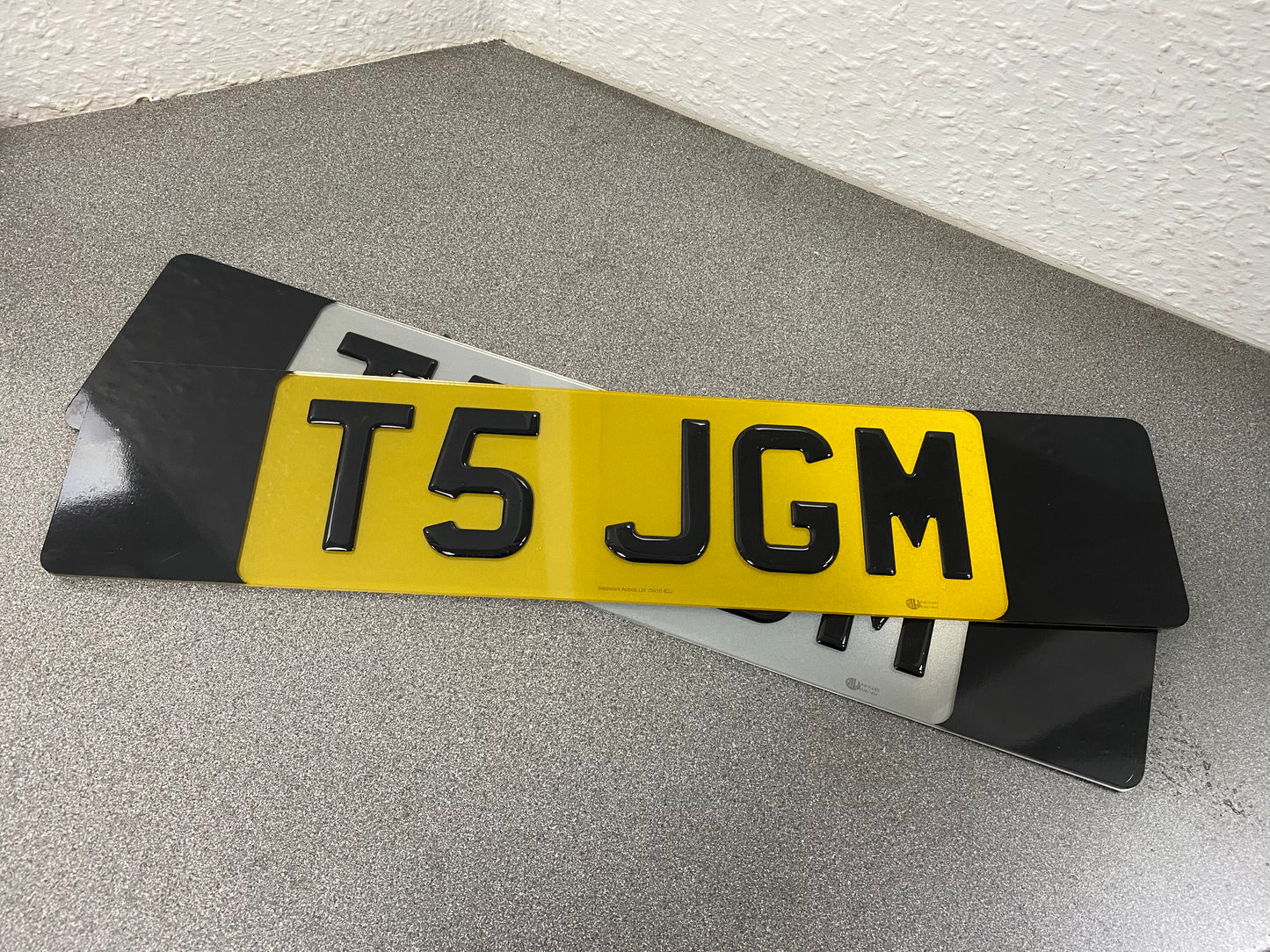 Number Plate Vinyl Ends