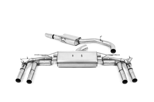 Milltek GPF back exhaust system - Audi S3 8Y Saloon