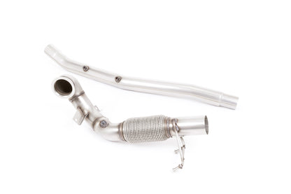 Milltek Sport - 2.0TSI EA888.3 Large-bore Downpipe and De-cat/sports cat (GPF vehicles) 4WD Models