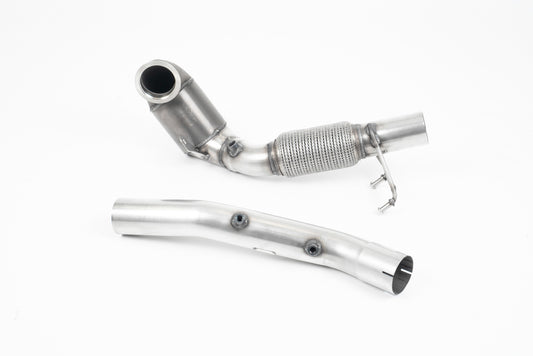 Milltek Sport - 2.0TSI EA888.3 Large-bore Downpipe and De-cat/sports cat (GPF vehicles) 2WD Models