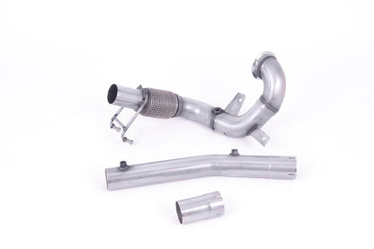 Milltek Sport - Large-bore Downpipe and De-cat/sports cat (non GPF vehicles) Polo AW GTI