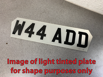 Standard and Short 3D Gel Number Plates